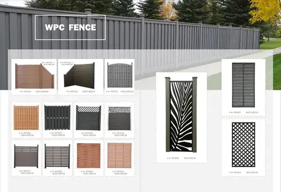 Cổng hàng rào dễ dàng lắp ráp từ pallet, chất liệu nhựa gỗ composite ngoại trời hình ảnh 1-description