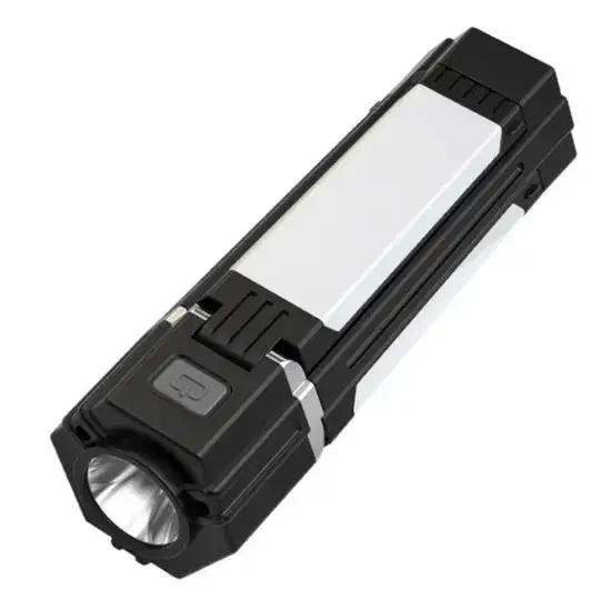 Đèn lồng cắm trại chế độ nhấp nháy, thiết kế gập có móc treo, sạc lại và pin dự phòng, có nam châm hình ảnh 1-description