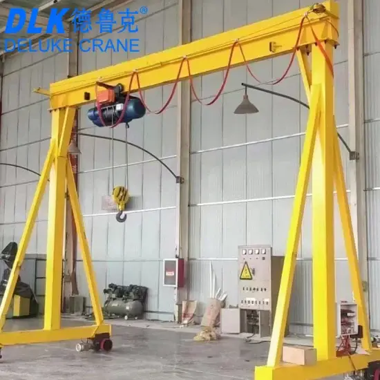 Cranes di động gantry nhỏ, trọng tải 500kg đến 3 tấn, chất lượng Universal hình ảnh 1-description
