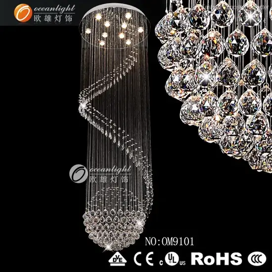 Đèn treo LED hiện đại - Ánh sáng lung linh từ đèn treo pha lê OM9101 hình ảnh 1-description