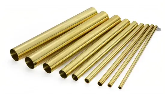 Ống đồng Cuzn37 H63 tròn bằng đồng thau, ống đồng thau cán nguội dùng trong ngành khai thác mỏ hình ảnh 1-description