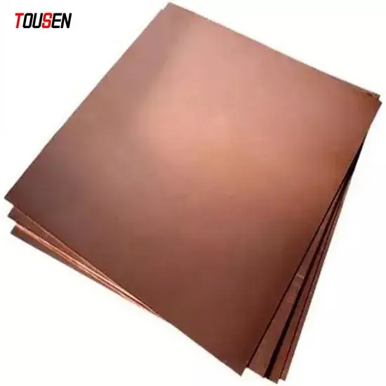 Tùy chỉnh tấm kim loại đồng nguyên chất 99.99 theo yêu cầu của bạn hình ảnh 1-description