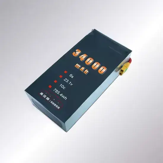 Pin Li-Po 23.1V 34000mAh - Sản phẩm pin cao áp chất lượng cho máy bay không người lái cánh cố định và đa rotor hình ảnh 1-description