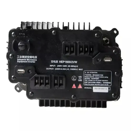 Bộ biến tần công suất cao cho ứng dụng vi sóng công nghiệp - Hiệu suất cao 1800W hình ảnh 1-description