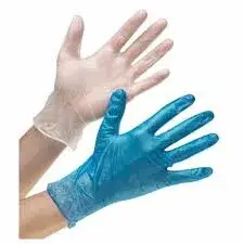 Găng tay chất lượng PVC vinyl an toàn màu xanh - Sản phẩm được ưa chuộng hình ảnh 1-description