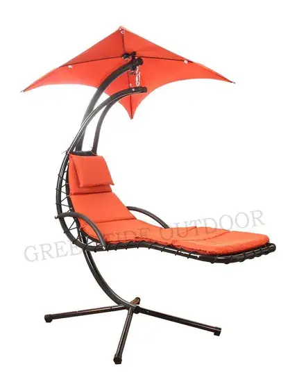 Ghế xích đu ngoại thất: Lựa chọn hàng đầu với gối và mái che đi kèm hình ảnh 1-description