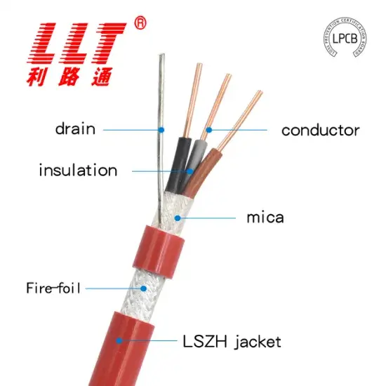 Các loại cáp chống cháy Lpcb có vỏ bọc LSZH chất lượng cao hình ảnh 1-description