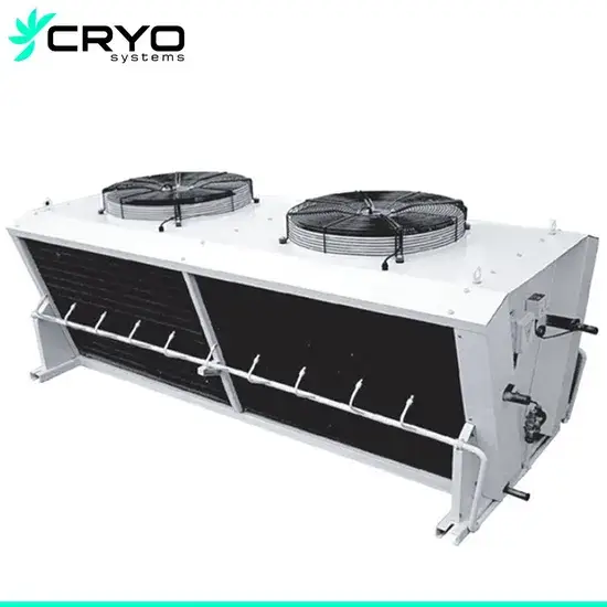 Thiết bị làm mát không khí dàn lạnh với quạt, ống và cánh tản nhiệt hình ảnh 1-description