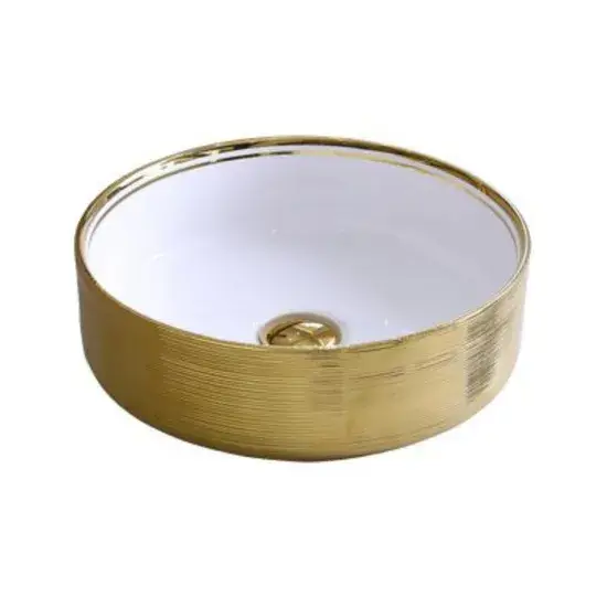 Bộ chậu đứng và bồn cầu màu đen và vàng cao cấp, phong cách thiết kế mới lạ, phổ biến ở Lebanon, lựa chọn tốt cho phòng tắm hình ảnh 1-description
