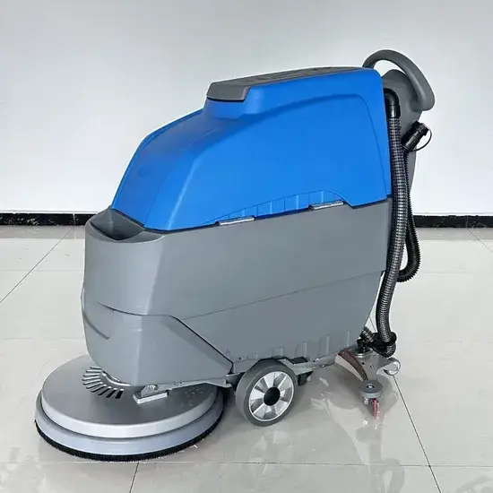 Máy chà sàn di động nhỏ gọn, phù hợp để di chuyển và sử dụng bằng tay đẩy hình ảnh 1-description