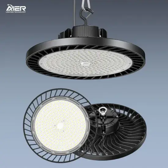 Đèn UFO High Bay LED siêu tiết kiệm năng lượng - Ánh sáng 6000K ấm áp hình ảnh 1-description