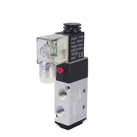 Van chấp hành khí nén 52 kênh, 2 vị trí, 4V210-08/06 AC220V DC24V - Sản phẩm van điều khiển không khí hình ảnh 1-description