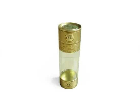 Hộp quà tặng Kim loại hình chữ nhật cho rượu vang Whisky, thiết kế sang trọng hình ảnh 1-description