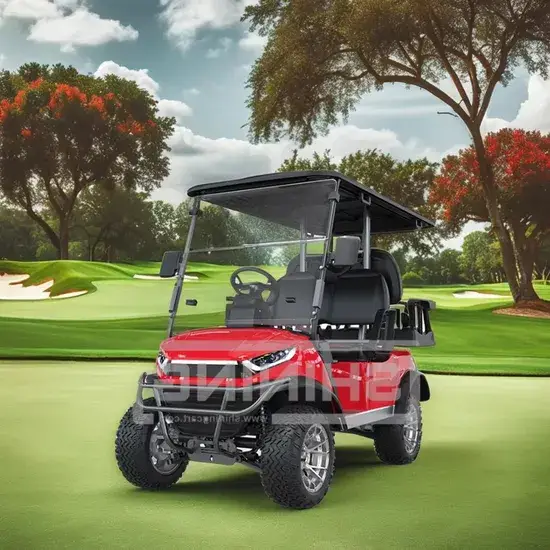 Đánh bóng thương hiệu: Xe golf 4 ghế hợp pháp với pin lithium 48V 105ah từ Trung Quốc hình ảnh 1-description