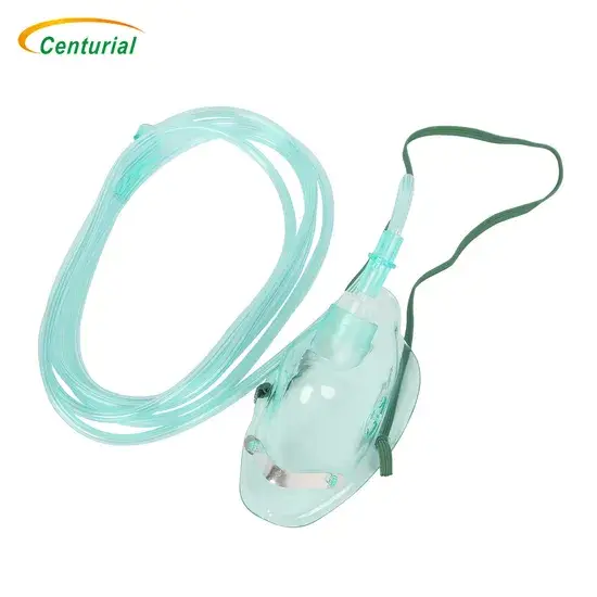 Mặt nạ oxy điều chỉnh kẹp mũi, đảm bảo tối đa sự thoải mái hình ảnh 1-description