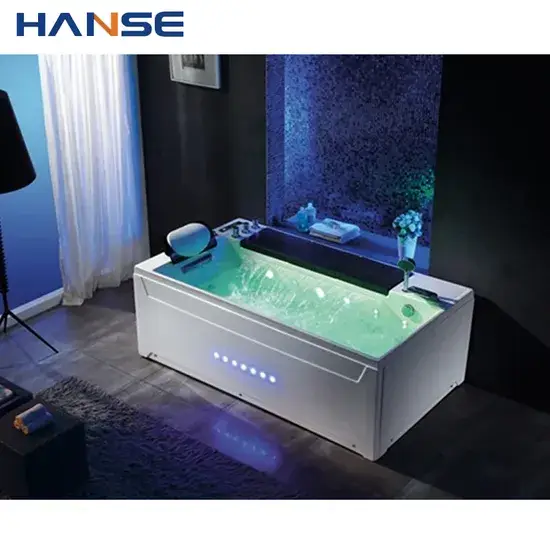 Thiết kế phòng tắm với 2 bồn massage nội thất đẹp dự án khách sạn biệt thự, thác nước lớn hình ảnh 1-description