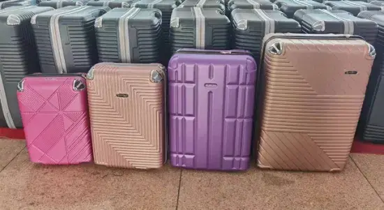 Vali kéo hardshell bán hoàn thiện ABS 18PCS - Bộ túi du lịch SKD chất lượng cao với khóa TSA và 4 bánh xe hình ảnh 1-description