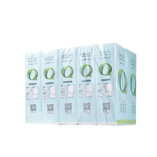 1800PCS Bán trực tiếp khăn vệ sinh treo toilet phân hủy sinh học, sử dụng một lần, tan biodegradable hình ảnh 1-description