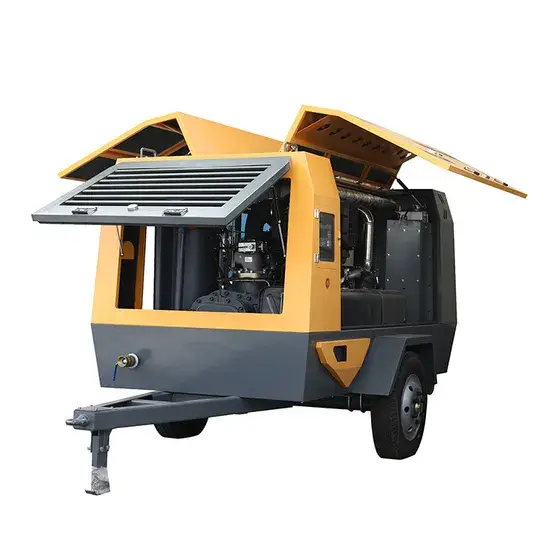 Máy nén khí diesel cầm tay 350 Cfm dành cho việc khai thác mỏ hình ảnh 1-description