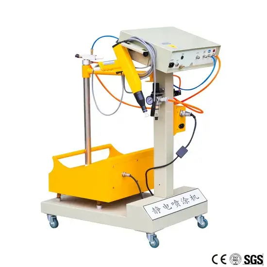 Máy phun sơn tĩnh điện VBR-101 với tính năng thay đổi màu bột, thiết kế rung cầm tay và tốc độ nhanh hình ảnh 1-description