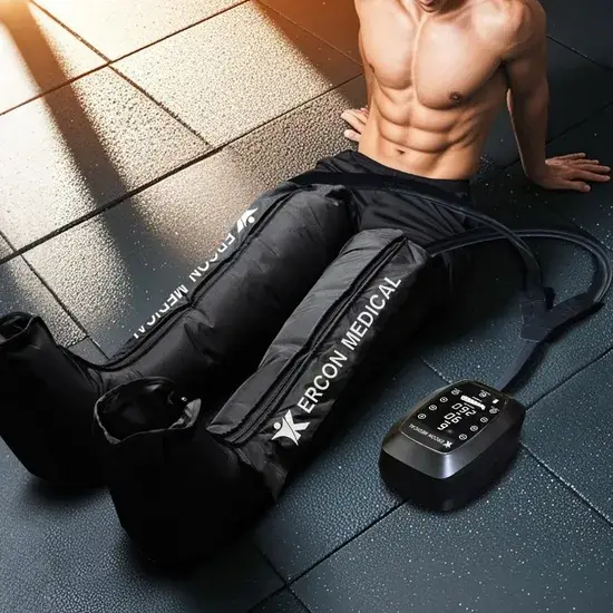 Máy massage chân Normatec Air Dvt - Sản phẩm hiệu quả phục hồi áp lực khí với logo tùy chỉnh hình ảnh 1-description