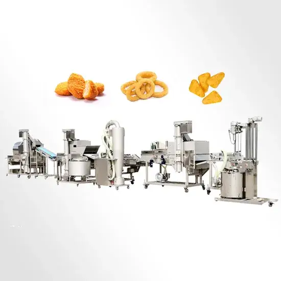Máy tạo hình thịt gà viên và lăn bột thịt gà - Thiết bị chế biến thịt gà chuyên nghiệp hình ảnh 1-description