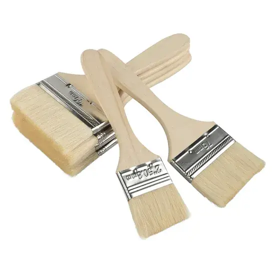 Cọ sơn tường với tay cầm gỗ, đa dạng kích thước hình ảnh 1-description