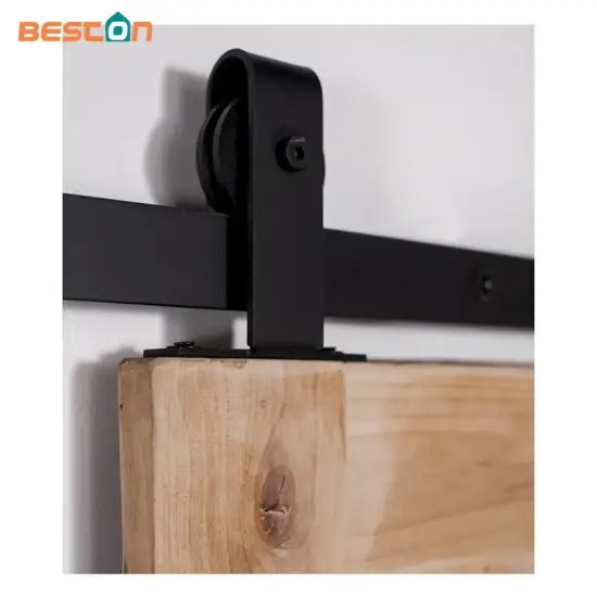 Ray trượt cửa barn gỗ màu đen - Lựa chọn hiện đại cho tủ hình ảnh 1-description