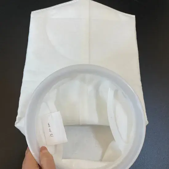 Túi lọc chất lỏng làm từ vải không dệt PP PE nylon polyester với thiết kế vòng lõi hình ảnh 1-description