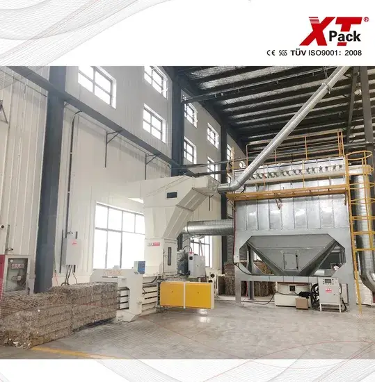 Máy ép phế liệu hình vuông tự động ngang - Thiết bị hiệu suất cao cho sách, bìa cứng và vật liệu tái chế hình ảnh 1-description