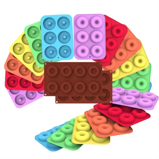 Chảo làm Bánh Muffin Silicone - Nướng đến 6 chiếc Bánh Muffin tại Nhà với Chảo Cupcake Silicone hình ảnh 1-description