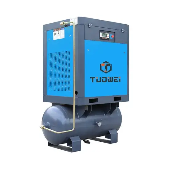 Máy nén khí vít 10HP, 15HP và 20HP kết hợp với bình khí hình ảnh 1-description