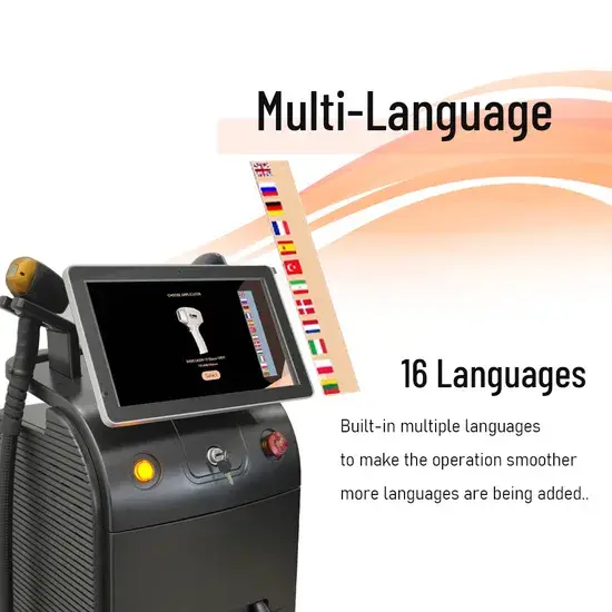 Máy Triệt Lông 808 - Thiết Bị Triệt Lông Diode Laser Cho Các Phòng Khám Spa hình ảnh 1-description
