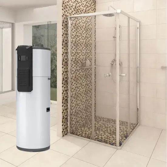 Bơm nhiệt điện hybrid tiết kiệm không gian R290 200L với kết nối nước trên cùng - Giải pháp tiên tiến cho nguồn không khí hình ảnh 1-description