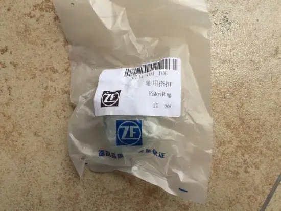Vòng Piston cho Truyền động Zf trong Ứng dụng Xây dựng (Mã sản phẩm: 0734401106) hình ảnh 1-description