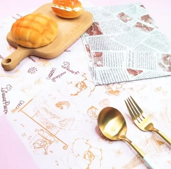 Giấy gói bánh mì, bánh burger chống thấm mỡ giúp bảo quản thực phẩm tốt hơn hình ảnh 1-description