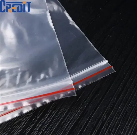 Túi nhựa LDPE trong suốt với thiết kế khóa kéo tiện lợi hình ảnh 1-description