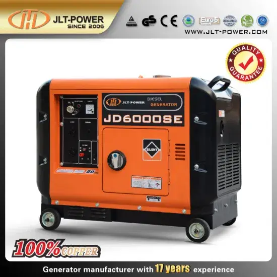 Máy phát điện diesel 5kW 5kVA không khí làm mát chống ồn - Bộ phát điện diesel di động 5000w im lặng hình ảnh 1-description