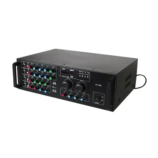 Bộ khuếch đại âm thanh Karaoke hiện đại kèm Bảng tô điểm màu đen hình ảnh 1-description