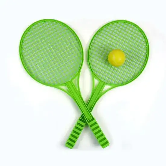 Bộ vợt tennis nhựa dành cho trẻ em thích hợp cho hoạt động chơi bóng ở khu vực bãi biển hình ảnh 1-description