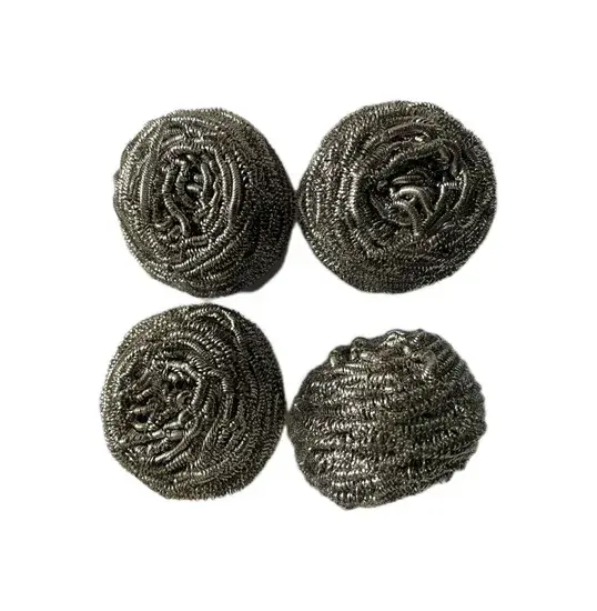 Bàn chải dọn dẹp bếp thép không gỉ Scurubber 30g - 410 Bùi nhùi hình ảnh 1-description