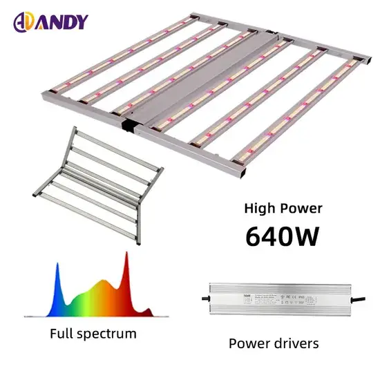 Đèn LED 600W Nông nghiệp thương mại: Ánh sáng toàn phổ cho cây trồng trong nhà hình ảnh 1-description