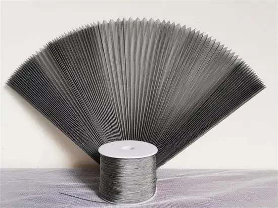 Lưới chống muỗi Polyester Pleated Mesh 3.20m - Làm từ Nhà máy lưới Plisse Polyester, phù hợp cho trẻ em hình ảnh 1-description