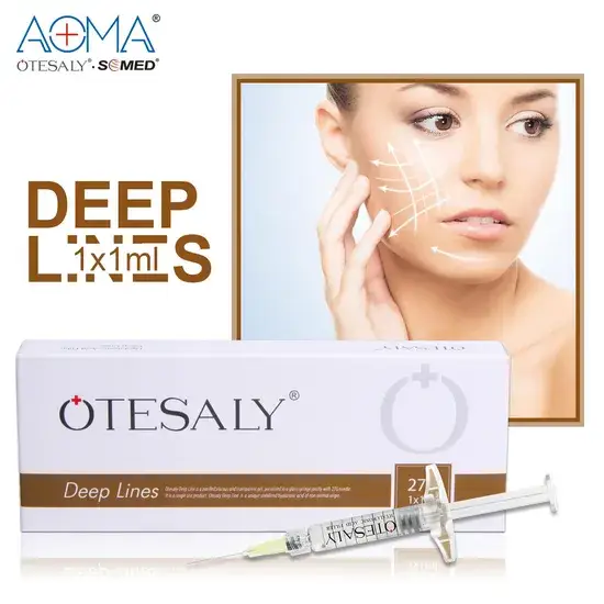 Tiêm Filler Otesaly 1ml Dòng Sâu Gel Nasolabial Folds - Axit Hyaluronic Liên Kết Chéo hình ảnh 1-description
