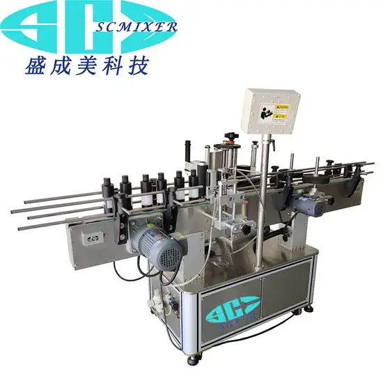 Máy dán nhãn hiệu quả cho chai, nắp chai, carton, túi cà phê, đĩa CD, bánh mì và trái cây hình ảnh 1-description