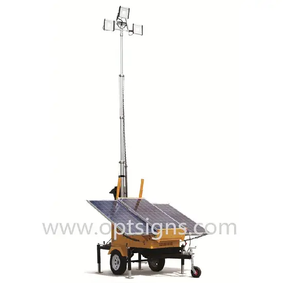 Tháp đèn năng lượng mặt trời di động: Giải pháp thân thiện với môi trường và năng lượng sạch hình ảnh 1-description