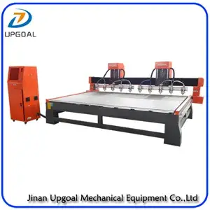 Dây chuyền sản xuất gỗ CNC 10 đầu, 10 máy, kích thước 2500*2200mm hình ảnh 1-description