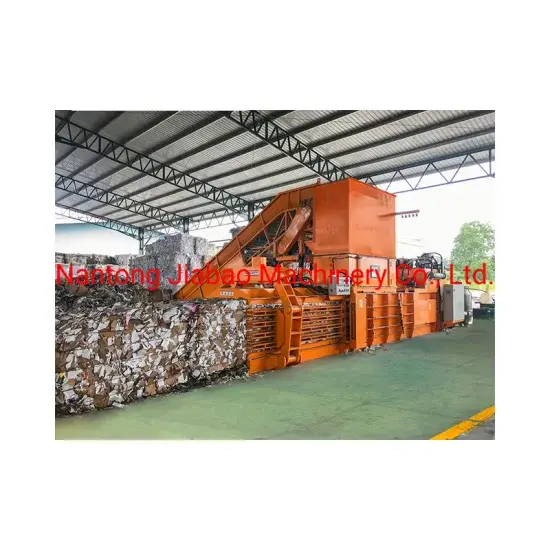 Thiết bị ép giấy thải và tái chế chai nhựa PET thủy lực - Giải pháp hiệu quả cho sản xuất bìa cứng và đóng gói hình ảnh 1-description