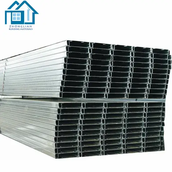 Kênh thép mạ kẽm có rãnh cho công trình xây dựng hình ảnh 1-description