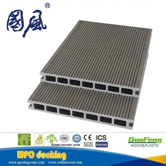 Tấm vật liệu WPC màu xanh dương cho trần và tường ngoại thất hình ảnh 1-description
